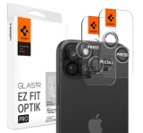 SPIGEN OPTIK PRO kameravédő üveg 2db (lekerekített szél, karcálló, 9H, csak lencse) ÁTLÁTSZÓ Apple iPhone 15, Apple iPhone 15 Plus