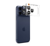 SPIGEN OPTIK PRO XL kameravédő üveg (9H, tokbarát) FEKETE Apple iPhone 17 Pro