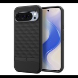 Spigen PARALLAX szilikon telefonvédő (ütésállóság, légpárnás keret, MagSafe, 3D rombusz) FEKETE Google Pixel 10 Pro XL (ACS09731) (ACS09731)