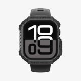 Spigen Rugged Armor 2 case for Apple Watch 11 42mm Matte Black ACS10491