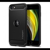 Spigen Rugged Armor Apple iPhone SE(2020) tok matt fekete (ACS00944) (ACS00944)