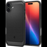 Spigen Rugged Armor MagFit Apple iPhone 16 Plus tok, Matte Black, fekete (8809971230025-ACS08087)