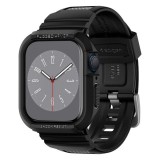 SPIGEN RUGGED ARMOR "PRO" Apple Watch 6/7/8/9/SE 1/2/3 készülékhez tok (44/45 MM) fekete