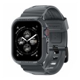 Spigen Rugged Armor Pro Apple Watch 9/8/7 (45mm) /SE (2nd/1st Gen)/6/5/4 (44mm)  tok, sötétszürke
