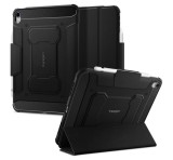 SPIGEN RUGGED ARMOR PRO tok álló (aktív FLIP, ütésállóság, TRIFOLD, asztali tartó, ceruza tartó) FEKETE Apple IPAD 10.9 (2022)