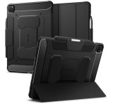 SPIGEN RUGGED ARMOR PRO tok álló (aktív FLIP, ütésállóság, TRIFOLD, asztali tartó, ceruza tartó) FEKETE Apple IPAD Pro 13 (2024)