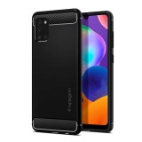 Spigen Rugged Armor Samsung Galaxy A31 tok fekete (ACS00878) (ACS00878)