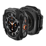 Spigen Rugged Armor Samsung Galaxy Watch Ultra tok, Matte Black, fekete