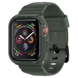 SPIGEN RUGGED páncél ?PRO? Apple Watch 4 (44MM) katonai zöld védőtok az órára