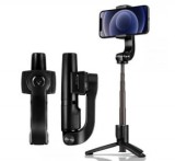 SPIGEN S610W állvány (Bluetooth vezerlő gomb, selfiebot, 50cm magas, 90Â°-ban forgatható, gimbal mód) FEKETE (S610W)