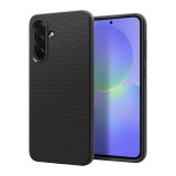 Spigen Samsung Galaxy A36 5G (SM-A366) liquid air szilikon telefonvédő (ütésállóság, légpárnás sarok, rombusz) fekete