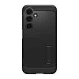 Spigen Samsung Galaxy S24 (SM-S921) tough armor műanyag telefonvédő (szilikon keret, ütésállóság, kitámasztó) fekete
