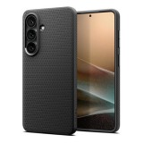 Spigen Samsung Galaxy S26 Plus (SM-S947) liquid air szilikon telefonvédő (ütésállóság, légpárnás sarok, rombusz) fekete