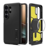 Spigen Samsung Galaxy S26 Ultra (SM-S948) tough armor mag műanyag telefonvédő (ütésállóság, kitámasztó, magsafe) fekete