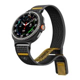 Spigen Samsung Galaxy Watch 8 44mm (SM-L335) athlex air active pótszíj ( nylon, tépőzáras, légáteresztő, sport) fekete