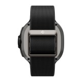 Spigen Samsung Galaxy Watch 8 eSIM 44mm (SM-L335)  lite fit pótszíj (egyedi méret, textil) fekete