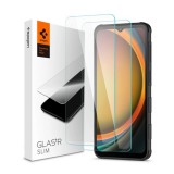 Spigen Samsung Galaxy Xcover 7 Pro (SM-G766) slim üveg 2db (2.5d, tokbarát, ultravékony, extra karcálló, 9h) átlátszó