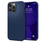 Spigen Silicone Fit Mag Apple iPhone 14 Pro Max tok, Navy Blue MagSafe, kék