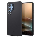 SPIGEN SILICONE FIT MAG szilikon telefonvédő (ütésállóság, MagSafe) FEKETE Samsung Galaxy S25 Ultra (SM-S938)