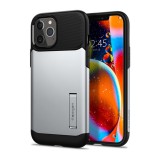 Spigen Slim Armor Apple iPhone 12 Pro Max tok, Satin Silver, ezüst