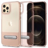 Spigen Slim Armor Essential S Apple iPhone 12/iPhone 12 Pro tok Rose Crystal - átlátszó-rózsaszín (ACS01532) (ACS01532) - Telefontok