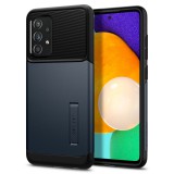 Spigen Slim Armor - Samsung Galaxy A72 ütésálló tok - metal slate