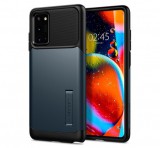 Spigen Slim Armor - Samsung Galaxy Note 20 ütésálló tok - metal slate