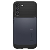 Spigen Slim Armor Samsung Galaxy S22 Plus 5G tok Metal Slate - fekete-kék (ACS03978) (ACS03978)