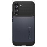 Spigen Slim Armor Samsung Galaxy S22 Plus 5G tok Metal Slate - fekete-kék (ACS03978) (ACS03978) - Telefontok