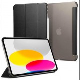 Spigen Smart Fold Apple iPad 10.9" bőr hatású tablet tok fekete (ACS05309) (ACS05309)