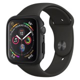 SPIGEN THIN FIT Apple Watch készülékhez tok 4 / 5 / 6 / SE 1 / 2 / 3 (44 MM) fekete