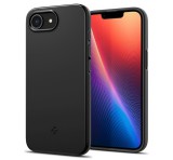 SPIGEN THIN FIT MAGSAFE műanyag telefonvédő (matt, ultravékony, kameravédő, MagSafe) FEKETE Apple iPhone 16e