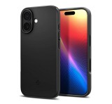 SPIGEN THIN FIT MAGSAFE műanyag telefonvédő (matt, ultravékony, kameravédő, MagSafe) FEKETE Apple iPhone 17