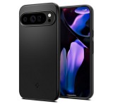 SPIGEN THIN FIT műanyag telefonvédő (matt, ultravékony, kameravédő) FEKETE Google Pixel 9 Pro XL