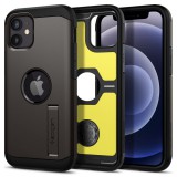 Spigen Tough Armor - iPhone 12 Mini ütésálló tok - gunmetal
