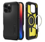 SPIGEN TOUGH ARMOR MAG műanyag telefonvédő (ütésállóság, MagSafe) FEKETE Apple iPhone 16 Pro Max
