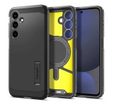 SPIGEN TOUGH ARMOR MAG műanyag telefonvédő (ütésállóság, MagSafe) FEKETE Samsung Galaxy S24 FE (SM-S721)