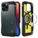 Spigen Tough Armor MagFit iPhone 16 Pro tok zöld-fekete (ACS08148) (ACS08148)