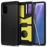 Spigen Tough Armor - Samsung Galaxy Note 20 ütésálló tok - fekete