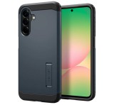 SPIGEN TOUGH ARMOR szilikon telefonvédő (ütésállóság, kitámasztó) SÖTÉTSZÜRKE Samsung Galaxy A56 5G (SM-A566)