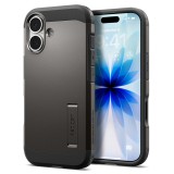 Spigen Tough Armor T MagFit Apple iPhone 17 tok, MagSafe, Gunmetal, szürke