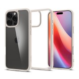 Spigen Ultra Hybrid Apple iPhone 16 Pro tok, Natural Titanium, átlátszó-bézs