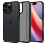 Spigen Ultra Hybrid Frost Matte iPhone 16 Pro tok füstszínű-fekete (ACS08124)