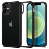 Spigen Ultra Hybrid - iPhone 12 Mini ütésálló tok - fekete