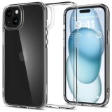 SPIGEN ULTRA HYBRID iPhone 15 készülékhez tok – CRYSTAL CLEAR