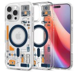 SPIGEN ULTRA HYBRID MAG ANALOGUE műanyag telefonvédő (ütésállóság, légpárnás keret, MagSafe) ÁTLÁTSZÓ Apple iPhone 16 Pro