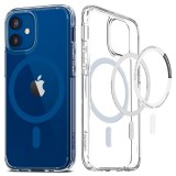 Spigen Ultra Hybrid Mag Apple iPhone 12/12 Pro MagSafe tok átlátszó-kék (ACS02627) (ACS02627) - Telefontok
