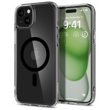 SPIGEN ULTRA HYBRID MAG MAGSAFE iPhone 15 Plus készülékhez tok fekete
