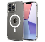 SPIGEN ULTRA HYBRID MAG műanyag telefonvédő (közepesen ütésálló, légpárnás keret, Magsafe kompatibilis) FEHÉR Apple iPhone 13 Pro Max