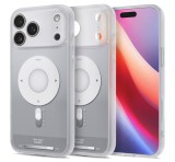 SPIGEN ULTRA HYBRID MAG műanyag telefonvédő (ütésállóság, légpárnás keret, MagSafe) EZÜST Apple iPhone 17 Pro Max